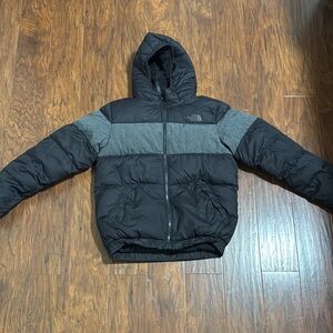The North Face Black and Gray Puffer Jacket